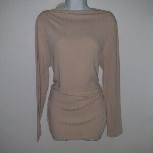 Chenault Top NWT * Tan * Soft * Lightweight Sweater * :Boatneck * XL * Spring